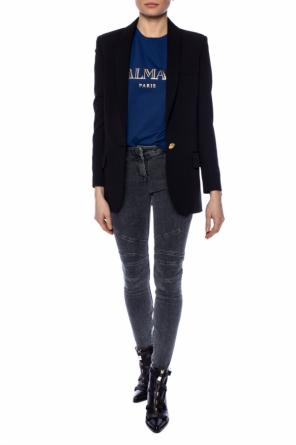 Button-embellished t-shirt, zdjęcie 2 Button-embellished t-shirt od Balmain